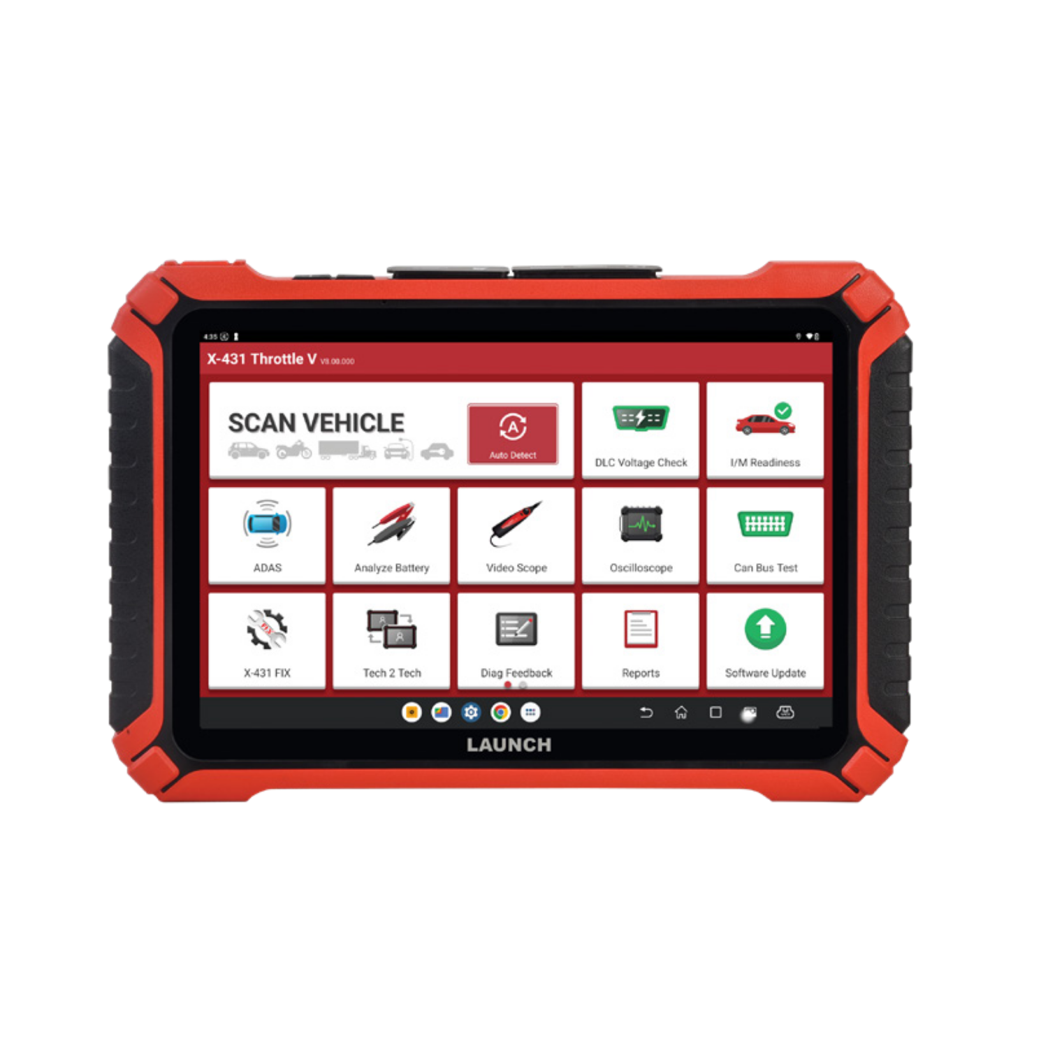 LAUNCH C4 COMBO X-431 THROTTLE V + MILLENNIUM 90PRO + TPMS WAND +