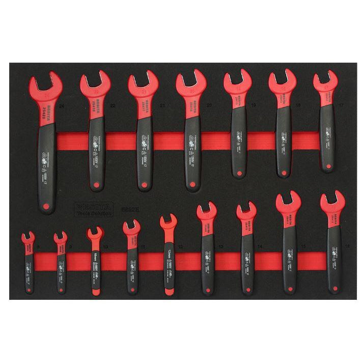 BESITA 6692E 16 PCS INSULATED OPEN END WRENCH SET-Canada Auto Solutions