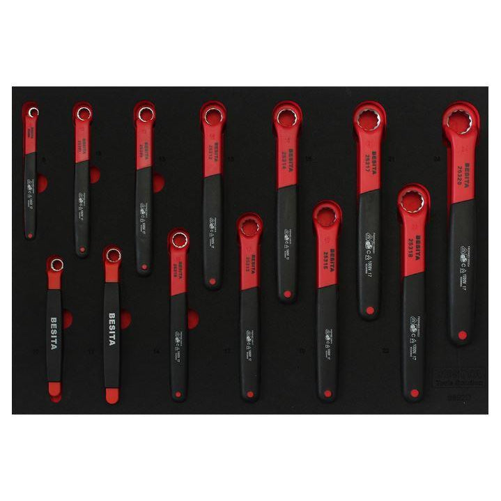BESITA 6692D 13 PCS INSULATED RING END WRENCH SET-Canada Auto Solutions